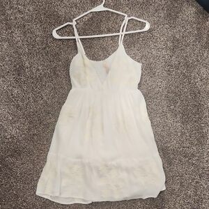 RAGA White Dress with Spaghetti Straps